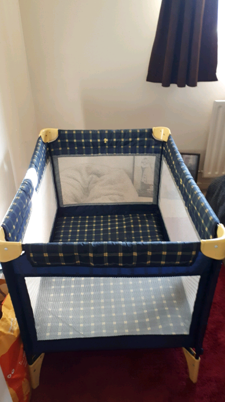 high sided travel cot